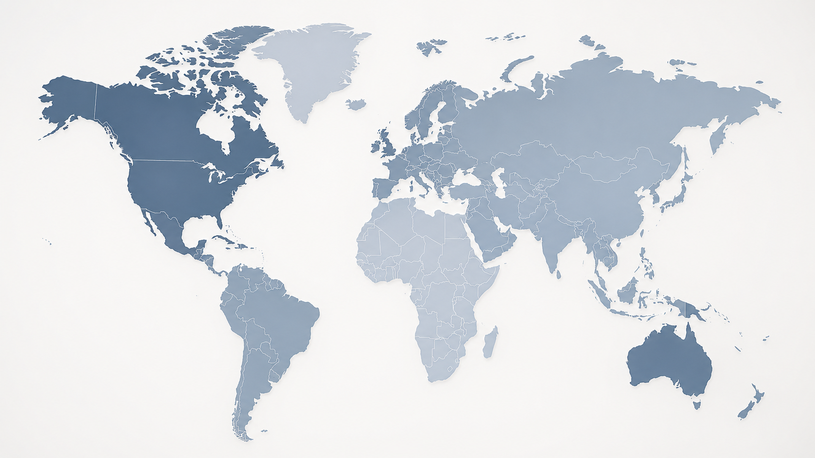 World map showing the Kelmendi Foundation’s reach from Kosovo across the Western Balkans, Europe and selective global initiatives
